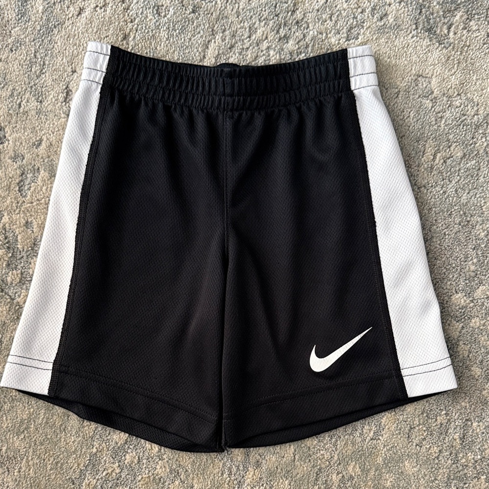 Nike Black and White Mesh Shorts